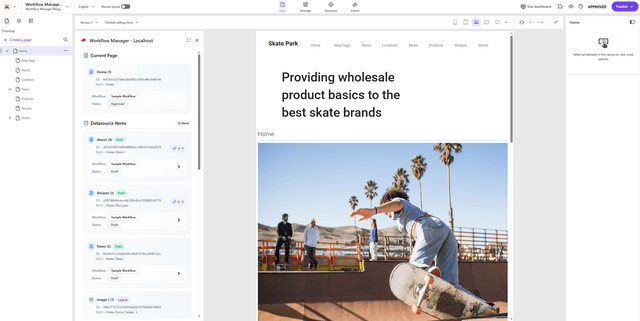 Page Builder Interface Preview
